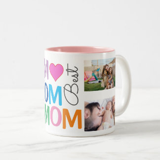 Best Mom Photo Two-Tone Coffee Mug