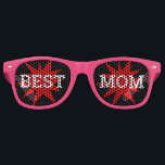 BEST MOM retro Shades / Fun Party Sunglasses<br><div class="desc">Party Sunglasses: Classic retro party shades with text "BEST MOM" - fun fashion,  mothers day,  party,  secret Santa,  office celebrations / night out</div>