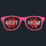 BEST MOM retro Shades / Fun Party Sunglasses<br><div class="desc">Party Sunglasses: Classic retro party shades with text "BEST MOM" - fun fashion,  mothers day,  party,  secret Santa,  office celebrations / night out</div>