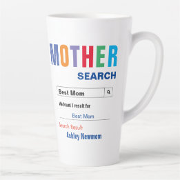 Best Mom Search Latte Mug