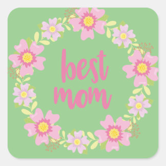 Best Mom      Square Sticker