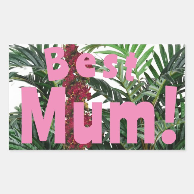 Best Mom! Sticker (Front)