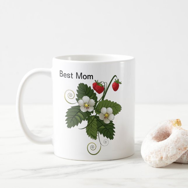 Best mom sweet roses coffee mug (With Donut)