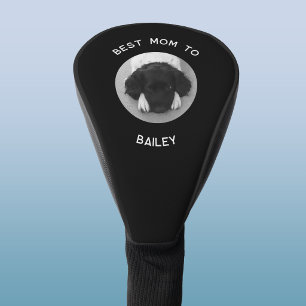 Best Mom to Dog custom Text Photo Keepsake Golf Head Cover