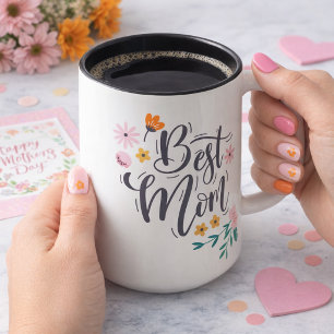 Best Mom Two-Tone Coffee Mug