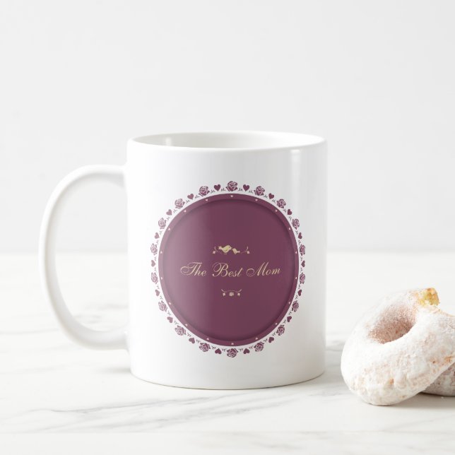 Best Mom Vintage Mother's Day | Coffee Mug (With Donut)