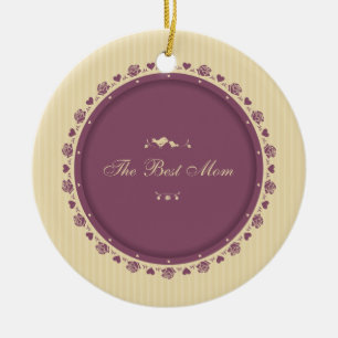Best Mom Vintage Mother's Day Ornament