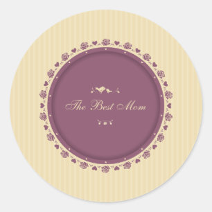 Best Mom Vintage Mother's Day   Sticker