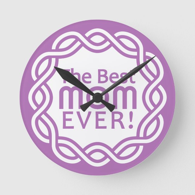 BEST MOM wall clock (Front)