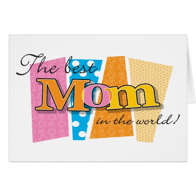 Best Mom World (Front Horizontal)