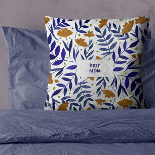 Best mom Yellow flower Magical Garden Mother's Day Throw Pillow