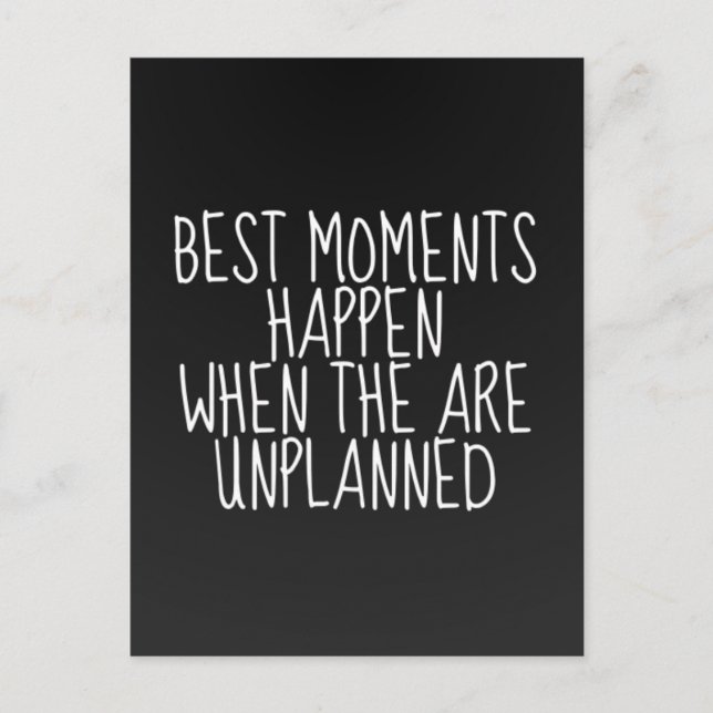 Best Moments Inspirational Postcard (Front)