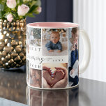 Best Mommy Ever | Mother's Day 8 Photo Collage Two-Tone Coffee Mug<br><div class="desc">Send a beautiful personalized mother's day gift to your mom that she'll cherish. Special personalized father's day family photo collage to display your special family photos and memories. Our design features a simple 8 photo collage grid design with "Best Mommy Ever" designed in a beautiful handwritten black script style &...</div>