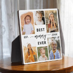 Best Mommy Ever - Mother's Day Photo Collage Plaque<br><div class="desc">Celebrate your mommy with the "Best Mommy Ever" Mother's Day Photo Collage Plaque. This personalized plaque features a beautifully arranged collage of cherished photos, capturing special moments and memories. The heartfelt message "Best Mommy Ever" adds a loving touch. Crafted from high-quality materials with a sleek finish, it's perfect for displaying...</div>