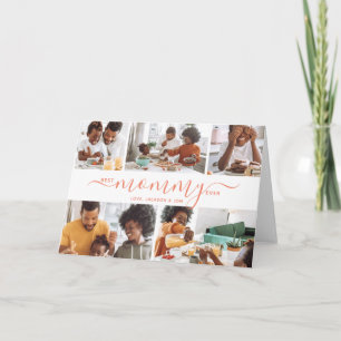 Best Mommy Ever Photo Collage Mother's Day Gift Mo Card