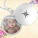 Best Mommy ever Photo Locket Necklace<br><div class="desc">Modern,  elegant and stylish Best Mommy Ever Locket Necklace with custom photo template. This design features a custom photo with the wording "best mommy ever" with a combination of calligraphy and typography script. Perfect for moms on birthdays,  mothers day celebration,  family reunions and other special occasions.</div>