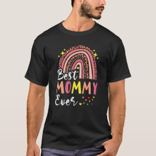 Best Mommy Ever Pink Leopard Mom Funny Mother S D T-Shirt