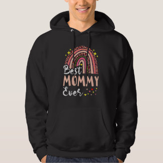 Best Mommy Ever   Pink Leopard Mom Funny Mother S  Hoodie
