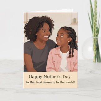 Best Mommy Mother's Day Card
