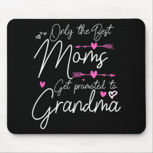 Best Moms Get Promoted To Great Grandma Cute Mothe Mouse Pad