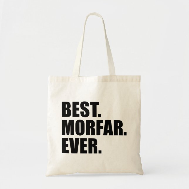 Best Morfar Ever Swedish Grandfather Tote Bag (Front)