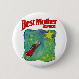 Best Mother Award Gifts 2 Inch Round Button