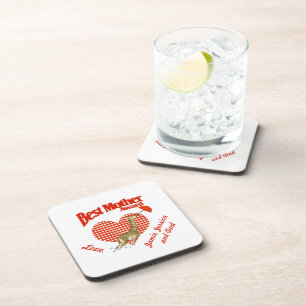 Best Mother Award Keepsake Coaster