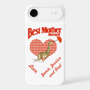 Best Mother Award Keepsake Giraffe Lover