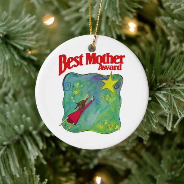 Best Mother Award Ornaments (Tree)