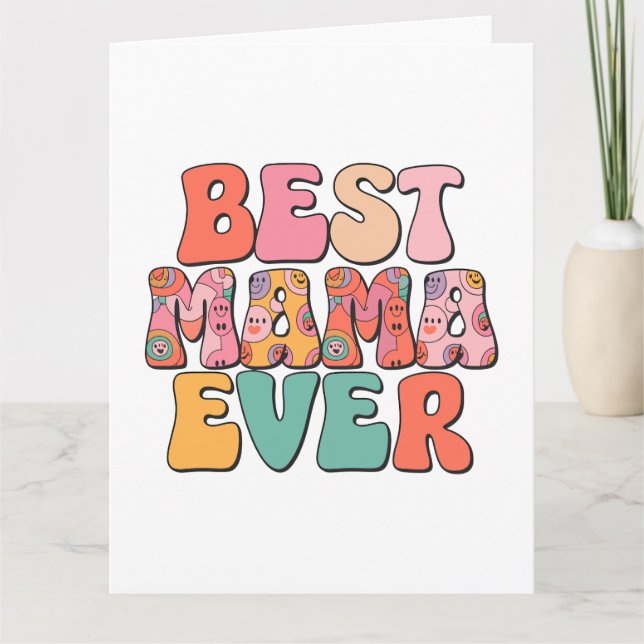 Best Mother Ever  Card (Front)