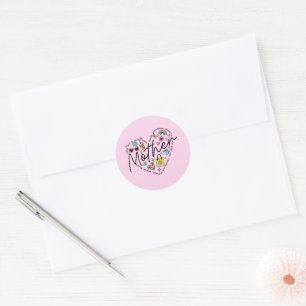 Best Mother Ever Classic Round Sticker