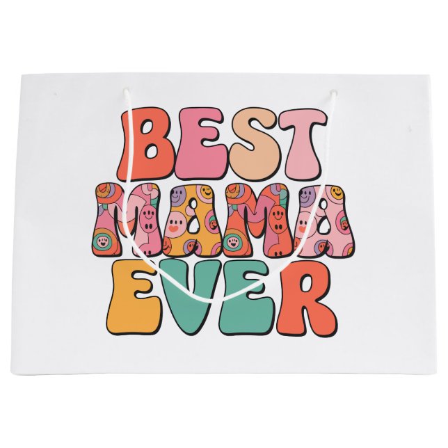 Best Mother Ever  Large Gift Bag (Front)