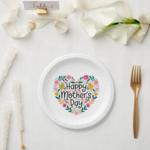 Best Mother Ever Paper Plate