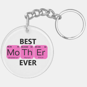 Best Mother Ever Periodic Table Keychain