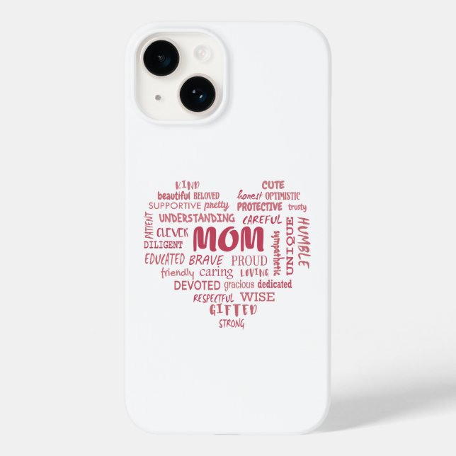 Best Mother qualities and mom characteristics Invi Case-Mate iPhone Case (Back)