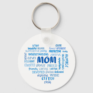 Best Mother qualities and mom characteristics Invi Keychain