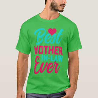 Best MotherInLaw Ever Awesome MotherInLaw girl T-Shirt