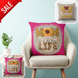 BEST Mother's Day Gift Eva! Personalized Mom Quote Throw Pillow