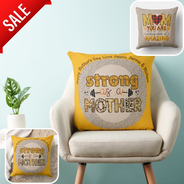 BEST Mother's Day Gift Eva! Personalized Mom Quote Throw Pillow (Creator Uploaded)