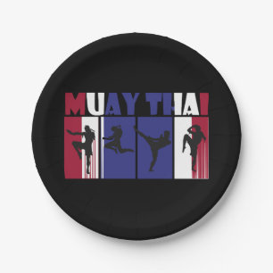 Best Muay Thai dad Paper Plate