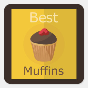 Best Muffins Treat Label