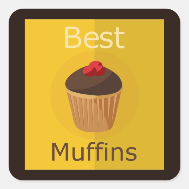 Best Muffins Treat Label (Front)
