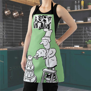 Best Mum Cake Maker Decorating Giant Cake Apron
