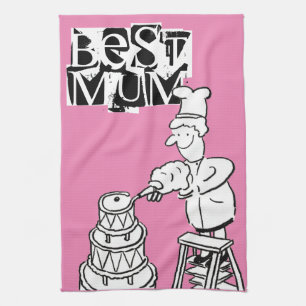 Best Mum Cake Maker Decorating Giant Cake Kitchen Towel
