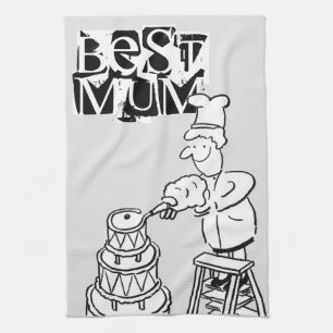 Best Mum Cake Maker Decorating Giant Cake Kitchen Towel
