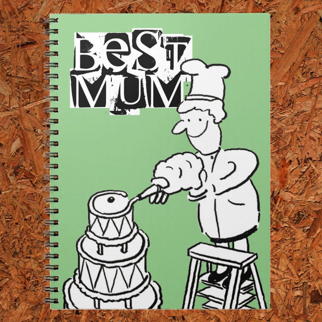 Best Mum Cake Maker Decorating Giant Cake Notebook (Creator Uploaded)