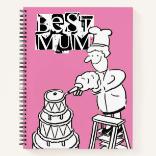 Best Mum Cake Maker Decorating Giant Cake Notebook