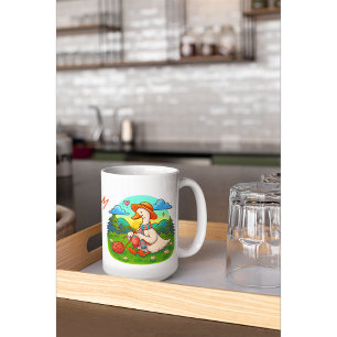 Best Mum Cute Knitting Goose Coffee Mug