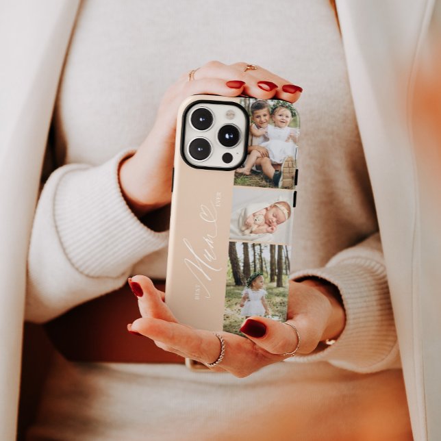 Best Mum Ever Script Mother's Day 3 Photo Collage Case-Mate iPhone Case (Best Mum Ever Script Mother's Day 3 Photo Collage Case-Mate iPhone Case)