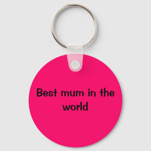 Best mum in the world keychain